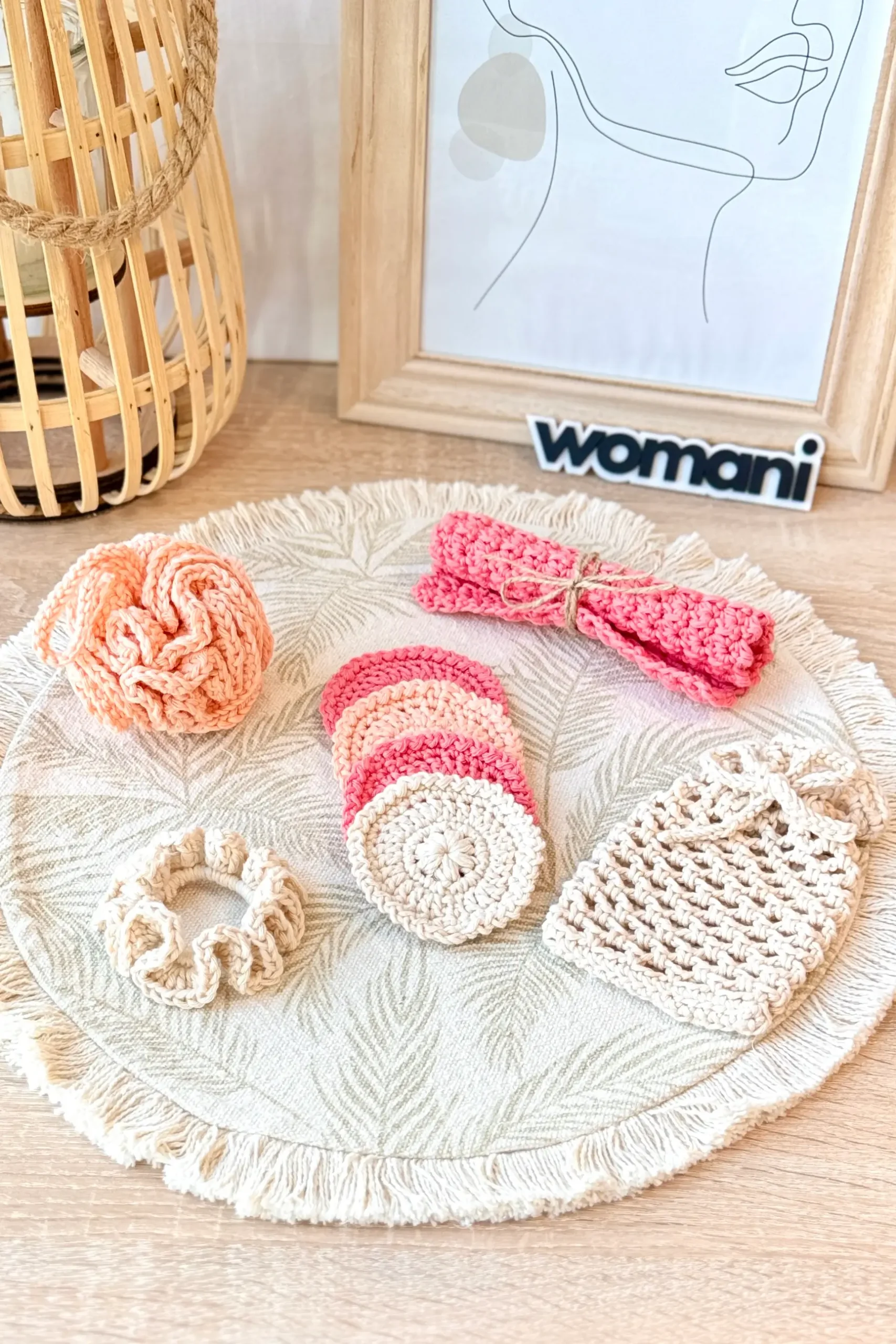 heegeldatud hoolitsuskomplekt aprikoosipilv