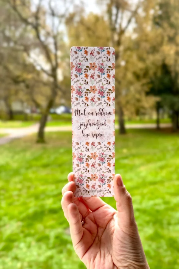 järjehoidja Mul on rohkem järjehoidjaid kui sõru