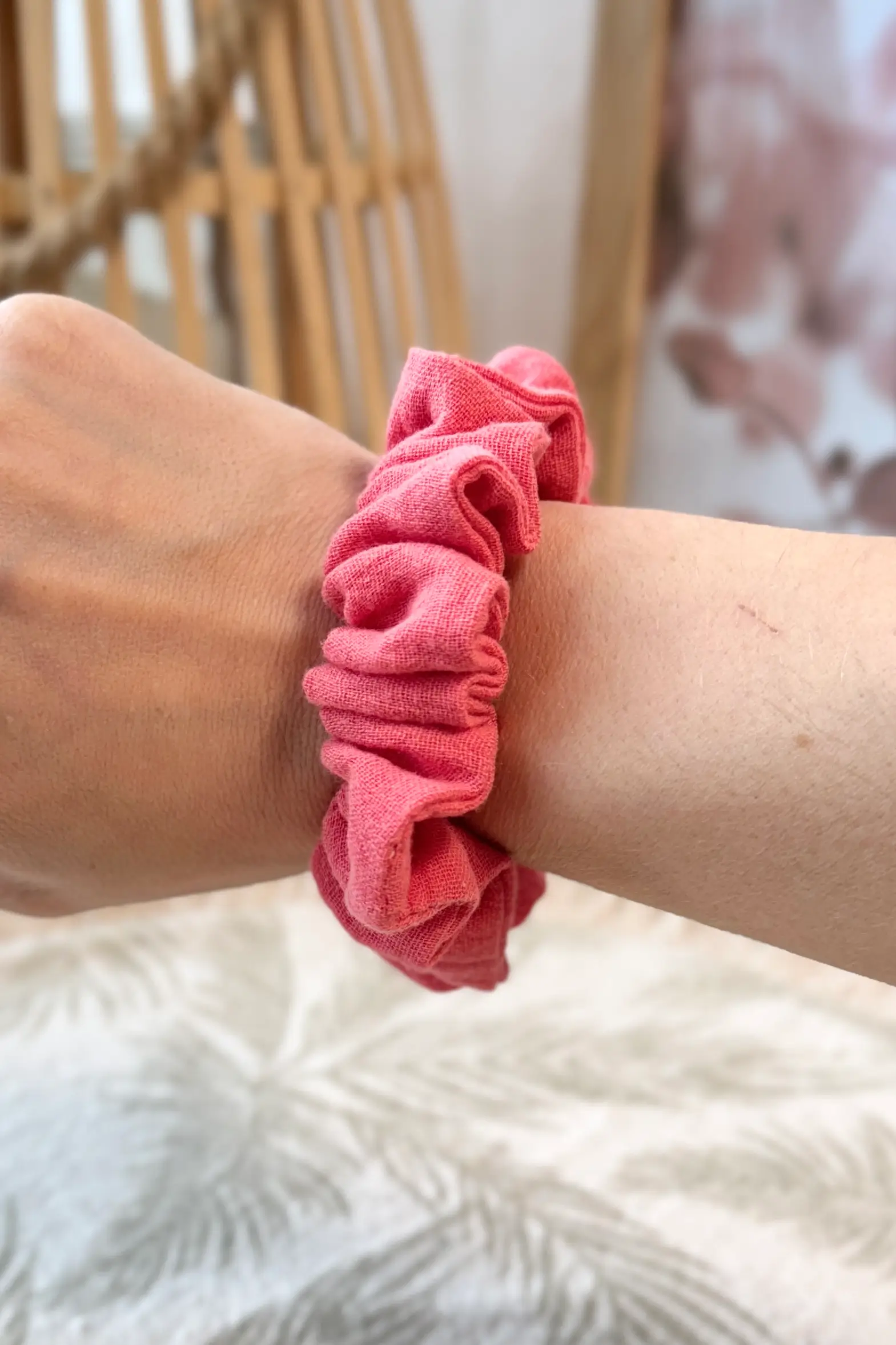 juuksekumm korallroosa s