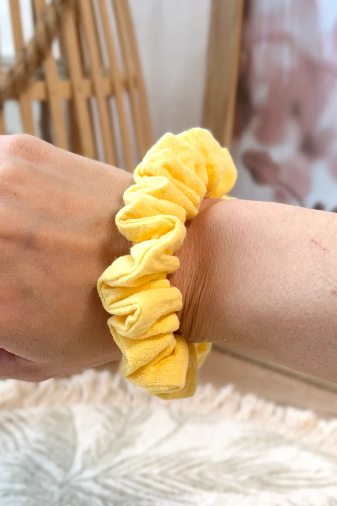 juuksekumm kollane s