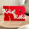 Personaliseeritud 3D nimetähed