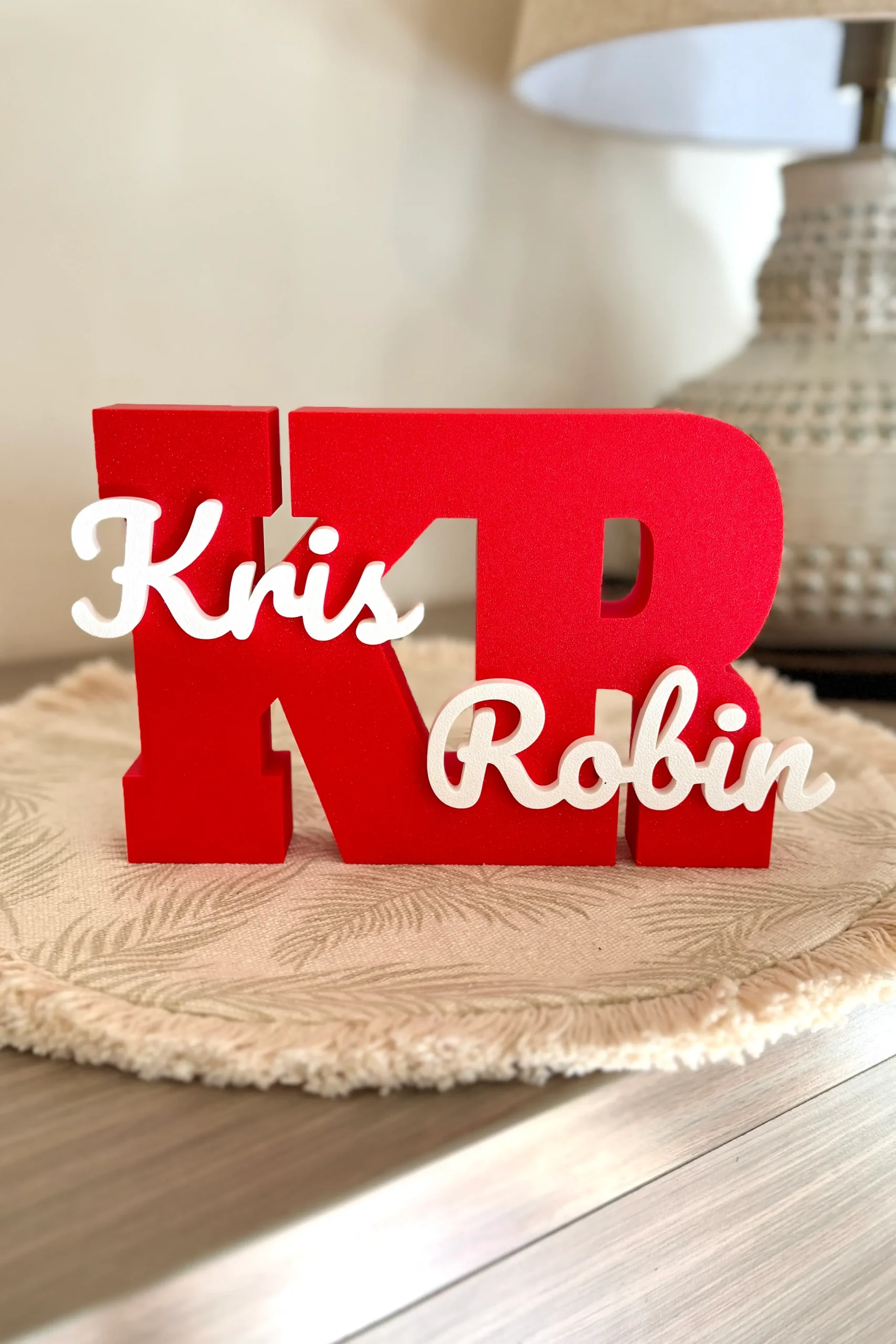 Personaliseeritud 3D nimetähed